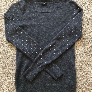EXPRESS BLACK LONG SLEEVE WITH JEWELS